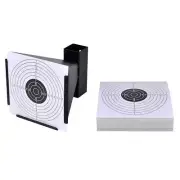 14 cm Funnel Target Holder Shooting Pellet Trap with 100 Paper Targets