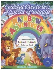 Rainbow Adventures: Coloring Book with Animal Friends by Ismael Castro Paperback