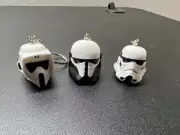 Imperial Stormtrooper Helmet Keychains from Star Wars / Mandalorian
