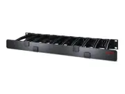 1U HORIZONTAL CABLE MANAGER. 6IN DEEP. S