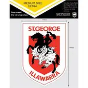 NRL Dragons Medium Size Decal - N-MED-DR