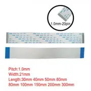 20Pin 1mm 1.0 Pitch FFC FPC Flexible Flat Cable AWM VW-1 20624 80C 60V A B Type