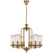 Luxury Copper Velden Pendant 6 Lights Chandelier Modern Ceiling Telbix Lighting