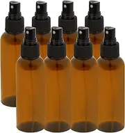 Two Hands 125ml Amber Bottles with Spray Pump - Pack of 8 TH125ASP8