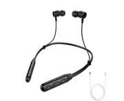 Bluetooth 5.1 Wireless ic Rechargeable Noise Reduction Wearable Earphone-Black - Black