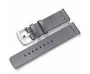 Garmin Enduro 3 Leather Watch Straps - Grey, Silver