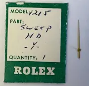 Rolex 1215 yellow sweep second hand 13.0mm