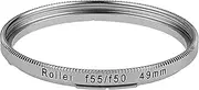 Fotodiox Step Ring, Bayonet IV (Bay 4) - 49mm Filter Adapter for All Rollei Rolleiflex TLRs with Wide-Angle Rolleiflex Carl Zeiss Distagon 55mm F4.0, Carl Zeiss Distagon 50mm F4.0
