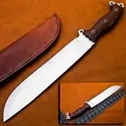 17.3"INCHES HAND MADE D2 STEEL HUNTER BOWIE KNIFE CHRISTMAS,HUSBAND,WIFE,FRIEND