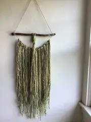 Macrame boho yarn art wall hanging Home Decore hand made .