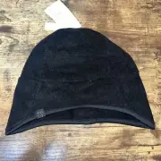 All in Motion Men OSFM Black Running Cold Weather Beanie Skull Cap w/ Ear Covers