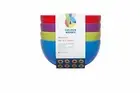 Colourworks Melamine Plastic Bowls, Classics Colours, Set of 4