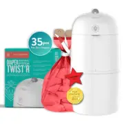 Nappy Bin Patented Diaper Twist'R Bin, Prince Lionheart Nappy Disposable Odor...