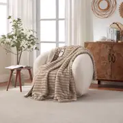Dreamaker Nara Faux Mink Heated Throw - 130x160cm