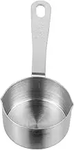 OFFSCH Ergonomic Handle Sauce Spoon Mini Stirring Spoons for Kitchen Stainless Steel Teppanyaki Milk Easy to Hang