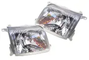 Pair of Headlights For Toyota 90 95 Series Prado 1999-2002