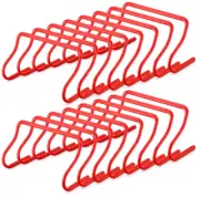 12" Red Training Hurdles- 16 pack - for Speed, Agility, Football, Soccer, & more