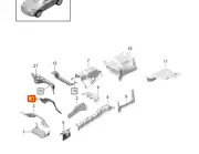 PORSCHE MACAN 95B.2 Lower Heat Protection 95B804170 NEW GENUINE