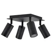 CLA Quad Adjustable Ceiling Spotlight Square Plate
