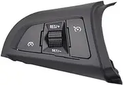 Vuzmode Car Cruise Control Button, for Chevrolet, for Malibu 2012 2013 2014 2016 Steering Wheel Cruise Control Switch Multimedia Volume Switch Button 96892140 Steering Wheel Control Switch Buttons(BLA