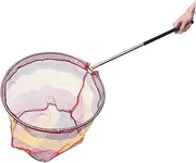 Sosoport Catching Nets Fishing Landing Mesh Fish Saver Net Fishing Nets for Kids Fish Net Fishing Spoon-net Fishing Mesh Copy Net Pole Butterfly Net Black Child Folding Telescoping Net