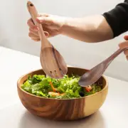 Wooden Set Food-grade Cutlery Salad Serving Utensils