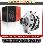 Alternator for Acura CSX TSX Honda Accord Civic CR-V 100A 12V Clockwise 7 Groove (for: Honda Civic)