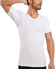 [Ejis] Men’s Sweat Defense Undershirt | Sweat Proof Micro Modal | V Neck