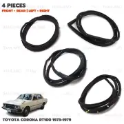 Fits Toyota Corona T100 RT105 1973 - 79 Set 4Dr Weatherstrip Door Rubber Rear