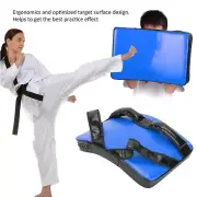 (Blue)Taekwondo Kick Boxing Pad Foot Target Martial Arts Training Pads Foot WT