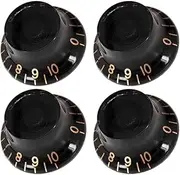 Daseeme 4-Pack Guitar Volume/Tone Control Knobs for Epiphone Les Paul, Gibson LP Electric Guitars - Metal Replacement Parts (4PCS)