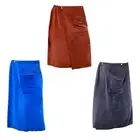 Microfiber Men's Bath Towel Wearable with Adjustable Closure Comfortable Wrap