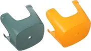 TOGEVAL Foot Step Stool for Bathroom Pcs Non-Slip Toilet Step Stool Friendly Design PVC Material