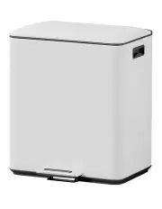 [Cefito] Dual Compartment Waste Recycle Dustbins 40L in White