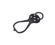 Snow Non-Slip Shoe Cover Hoist Type 5 Tooth Crampons Professional Ice Catching - BLACK