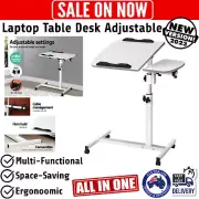 Overbed Table Adjustable Medical Care Over Bed Height Hospital Laptop Study Work