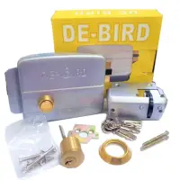 在飛比找momo購物網優惠-【DE BIRD】內開型電鎖 正鎖 銅頭(大門鎖 內開大門電
