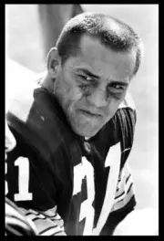 Green Bay Packers Fullback Jim Taylor during the St Louis Cardinal- Old Photo 12