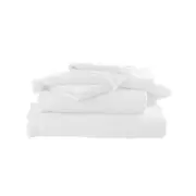 MM Linen Tusca Soft Cotton White Bath Mat 900GSM Home/Bathroom 50x90cm