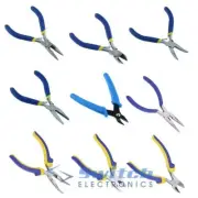 Bent Long Nose Side Cutter Pliers Electronics Hobby Craft