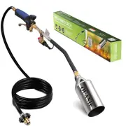 Propane Torch Burner Weed Torch High Output 1,800,000 BTU with 10FT Hose,Heav...