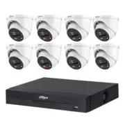 Dahua 8x6MP TIOC Advanced 2.0 DH-IPC-HDW3649H-AS-PV-ANZ-S2 Turret Kit 8CH AI NVR
