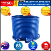 Bayer BEX50M15A 50m 250V 15A Heavy Duty Extension Cord Lead Power