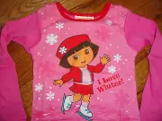NEW SPONGE BOB OR DORA COTTON SLEEPWEAR PAJAMA 24 MO 5T TWINS!