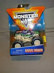 MONSTER JAM GRAVE DIGGER 1:64 SCALE DIECAST SERIES 10 WITH POSTER SPIN MASTER