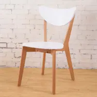 在飛比找momo購物網優惠-【BODEN】艾莉森白色餐椅(2入組)