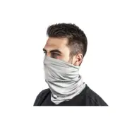 Bandana Neck Gaiter - Non-Medical Face and Neck Covering Grey To go over your fa