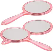 WRITWAA Handheld Makeup Mirror 2-Sided Magnification Travel Home Use Lightweight Compact Mirror for Shaving Beauty Grooming
