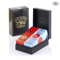 在飛比找momo購物網優惠-【TWG Tea】時尚茶罐雙入禮盒組 盛夏緋紅120g+乘風