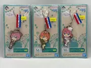 Bandai The Quintessential Quintuplets Rubber Keychain Strap Lot